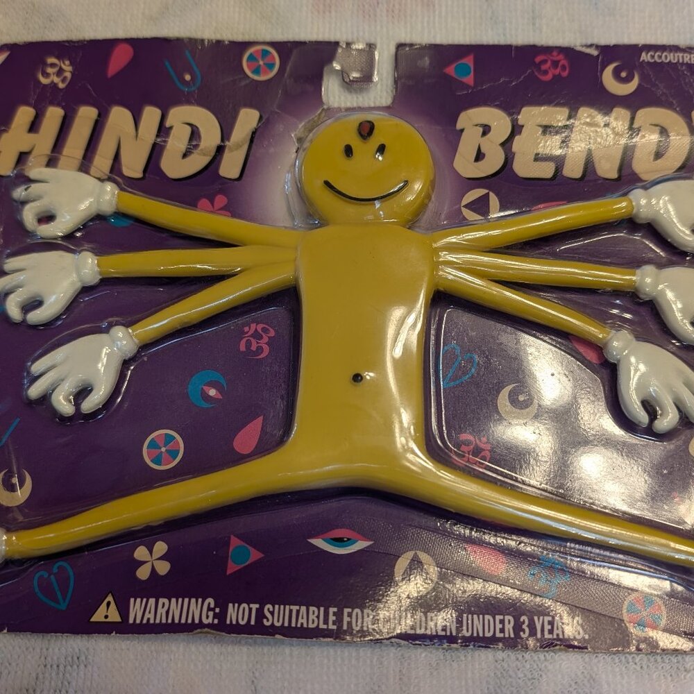 Vintage Hindy Bendy Bendable Figure 1999 by Accoutrements